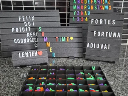 Modular letterboard