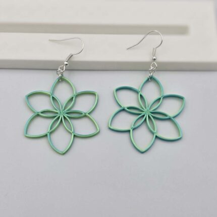 Gradient Flower Power Earrings