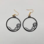 black-sunrise-mountain-earring-flat