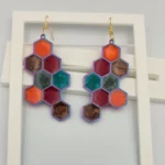 Honeycomb Mosaic Earrings