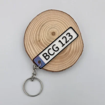 3d printed custom car number plate