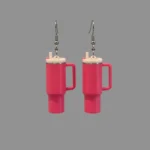 miniature Stanely cup earrings